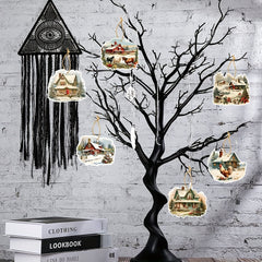 6pcs Christmas Farm Hanging Ornaments Xmas Tree Decorations
