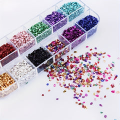 Colorful Crushed Glass Stones Resin Filler DIY Crafts Nail Art Decor