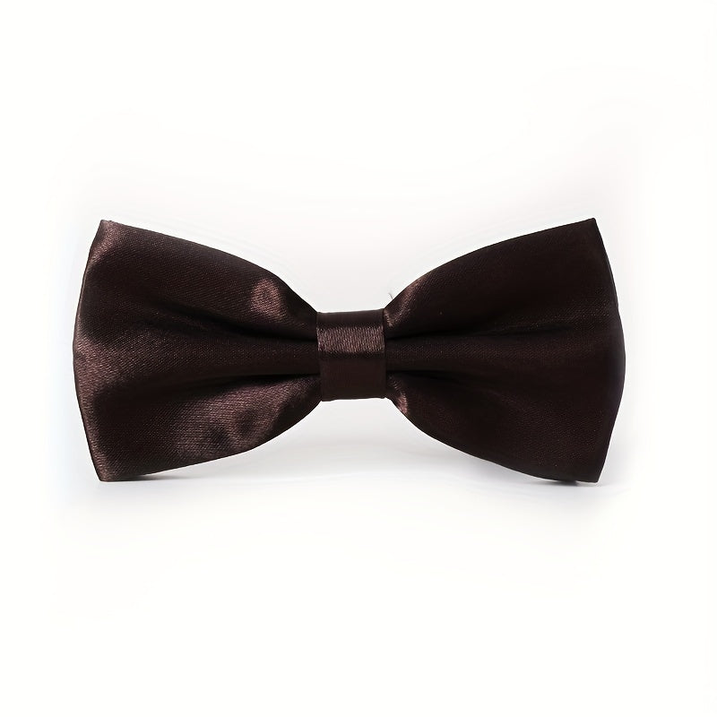 Men's Solid Bow Tie for Wedding Party Banquet