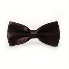 Men's Solid Bow Tie for Wedding Party Banquet