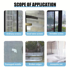 Window Screen Repair Tape Self Adhesive Mesh Patch Anti Insect Mosquito Mesh