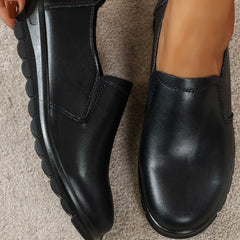 Women's Slip-On Flat Shoes Casual Faux Leather Comfortable Shoes