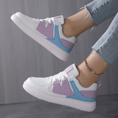 Women's Round Toe Skate Shoes Lightweight Non Slip Sneakers