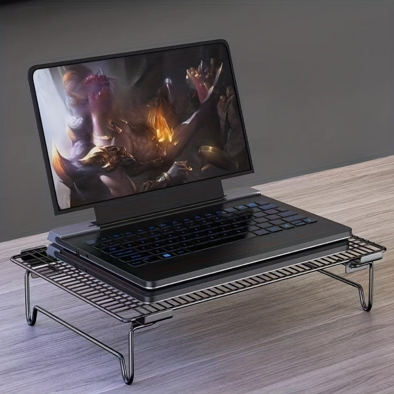 Barbecue Grill Laptop Stand Cooling Rack Desktop Holder Flat 43 18 Cm