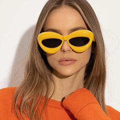 Inflated Frame Sunglasses UV400 Protection