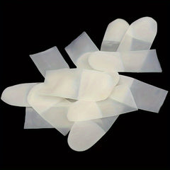 50pcs Finger Sleeves Matte Latex Disposable Finger Protection Sleeves