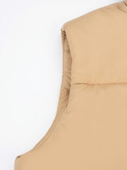 Solid Zip Up Vest Jacket for Fall & Winter