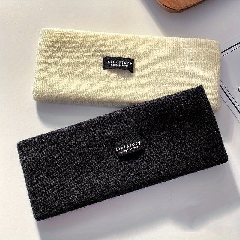 Knitted Elastic Headband Set for Autumn/Winter