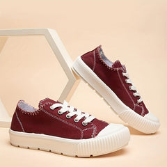 Women's Round Toe Flat Skate Shoes