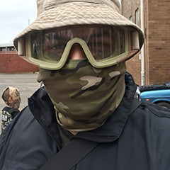 Camouflage Balaclava Hood for Outdoor Sports - Breathable Full Face Mask