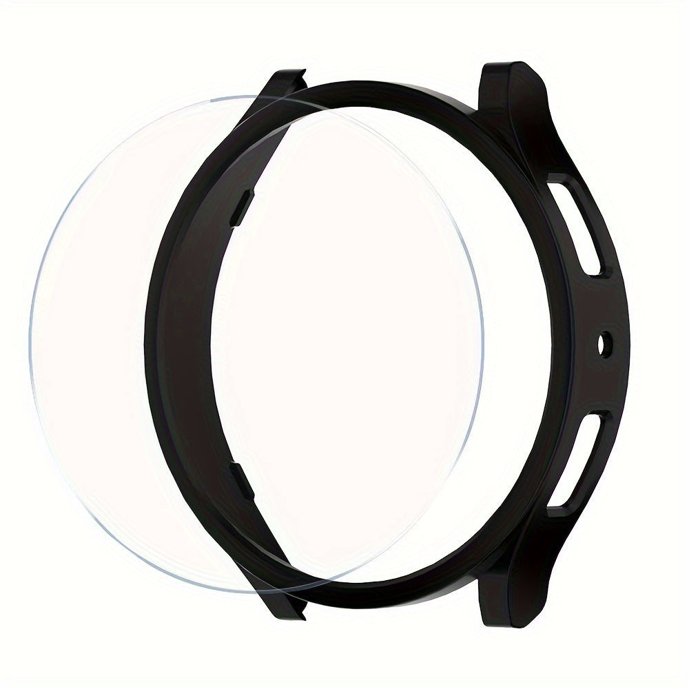 Galaxy Watch 6 Glass Case 40mm 44mm PC Frame Bumper Cover