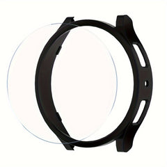 Galaxy Watch 6 Glass Case 40mm 44mm PC Frame Bumper Cover