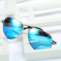 Men's Polarized Toad Mirror Sunglasses Aluminum Alloy Eyewear