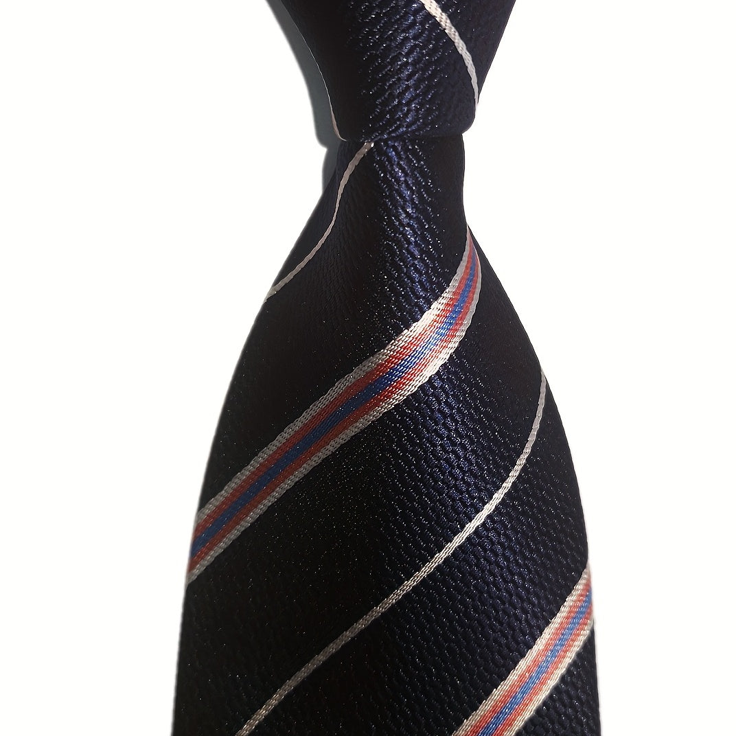 Men's Striped Plaid Tie Necktie