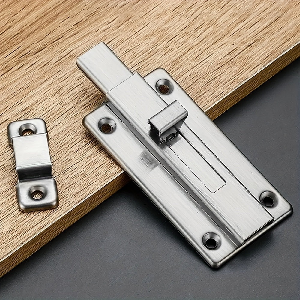 Stainless Steel Double-Headed Door Bolt Push-Pull Lock Barrel Bolt Lock Buckle