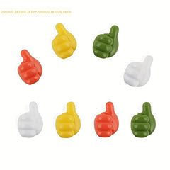 10pcs Mixed Color Cable Storage Rack Self Adhesive Mini Hook Car Interior