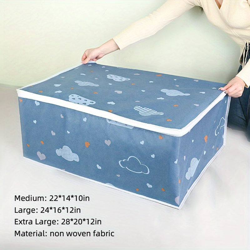 Large Capacity Quilt Organizer for Closet Space Optimization