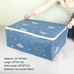 Large Capacity Quilt Organizer for Closet Space Optimization