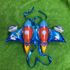 Cartoon Rocket Wings Balloon Thanksgiving Gift Christmas