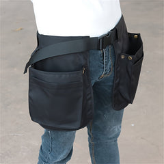 Large Capacity Zipper Belt Waist Pocket for Travel and Hiking