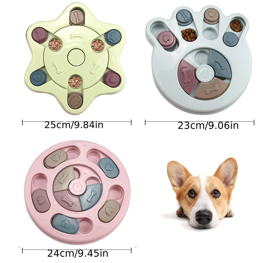 Interactive Dog Puzzle Toy Slow Feeder Non Slip Training & Entertainment
