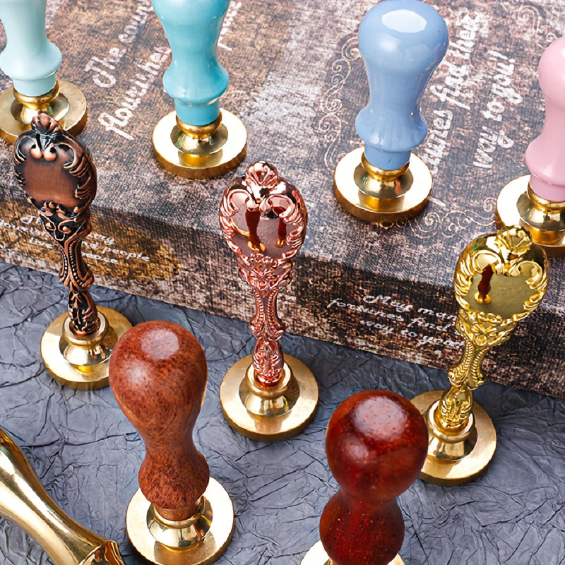 Wooden Seal Stamp Handle Fire Lacquer Seal Stamp Handle Accessories Shape