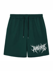 Men's Drawstring Casual Shorts with Stylish Print