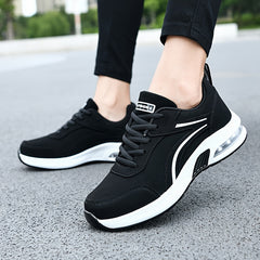 Women's Non-Slip Air Cushion Running Shoes Lace Up Casual Travel Shoes
