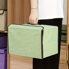 2pc Foldable Flap Storage Bag Dustproof Large Capacity Storage Box