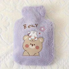 Water Injection Plush Warm Hot Water Bag