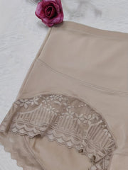 Women's Plus Lace High Rise Butt Lifting Underwear