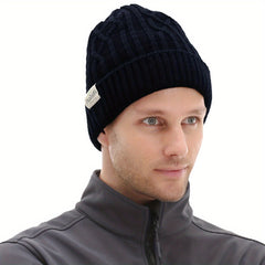 Men's Knitting Skull Cap Warm Windproof Wool Beanie Halloween Decor