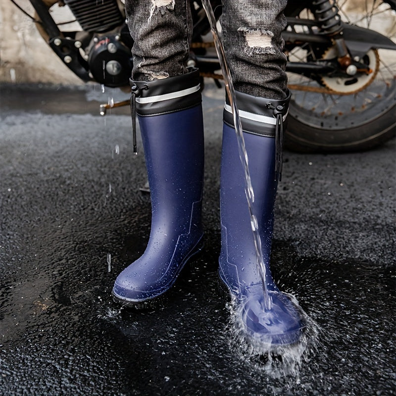 Men's Waterproof Rain Boots Lightweight Garden Shoes