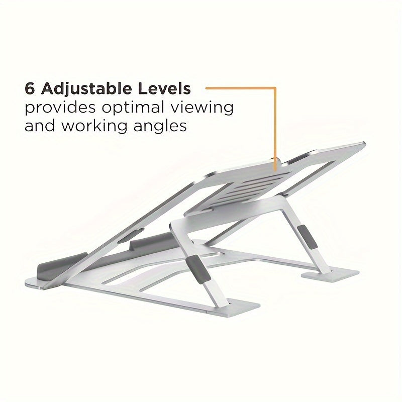 Adjustable Height Vertical Laptop Stand Aluminum Alloy Support