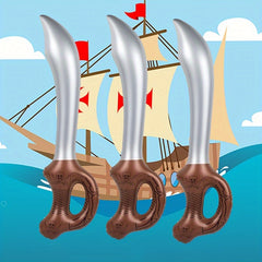3pcs Coffee Inflatable Toy Pirate Halloween Party Stage Prop