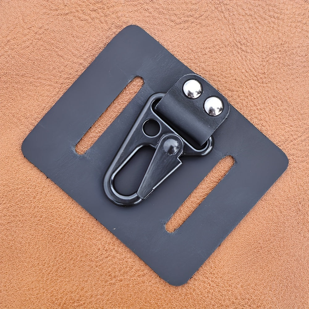 Cowhide Leather Keychain for Outdoor Travel