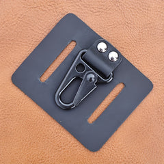 Cowhide Leather Keychain for Outdoor Travel