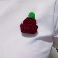 5pcs Christmas Mini Hats Decorative Woolen DIY Hair Clips Ornaments