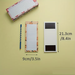 Magnetic Shopping List Pad For Fridge Magnetic Grocery List 50 Sheets Per Pad