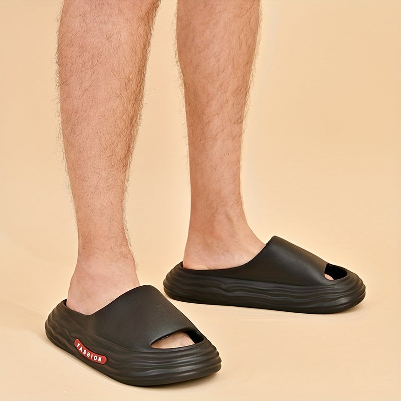 Men's Cloud Slides Pillow Slippers Lightweight Open toe Shoes
