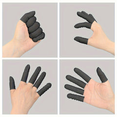 300 Latex Finger Cots Thumb Protection Bandages Tattoo Waterproof Finger Caps
