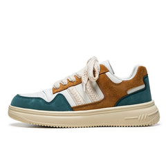 Men's Block Lightweight Skate Shoes Casual Lace Up Sneakers