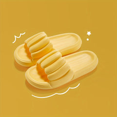 Women's Solid Slides Soft Sole Home Shoes