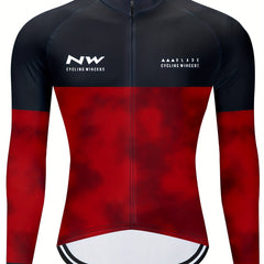 Men's Zip Up Cycling Jersey for Biking & Riding