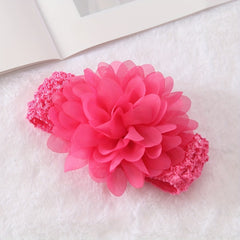 10pcs Baby Girls Chiffon Flowers Headband Hair Accessories
