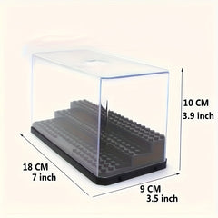 ABS Building Block Display Case with Storage for Toys