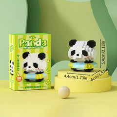 Panda Animal Model Building Blocks Set - DIY Construction Toy