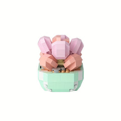 Succulent Cactus Building Blocks Bouquet Puzzle Toy