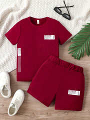 Boys Tokyo Outfit Shorts & T shirt Short Sleeves Crew Neck Casual Kids Clothes