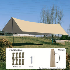 Outdoor Camping Rainproof Canopy Tent, UV Protection